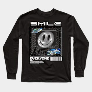 Smile Everyone for dark shirts Long Sleeve T-Shirt